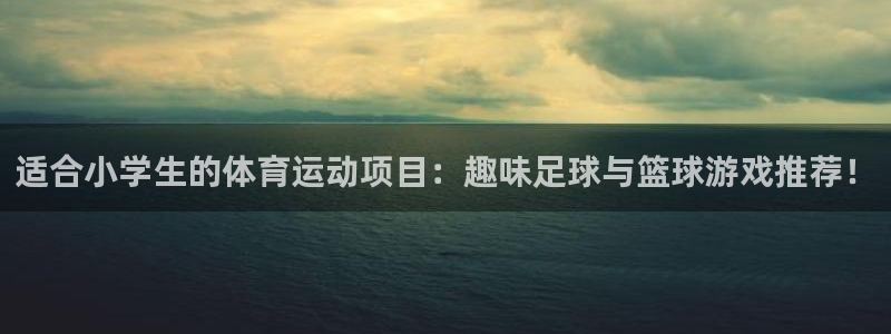 意昂2体育平台登录入口：适合小学生的体育运动项目：趣味足球与篮球游戏推荐！
