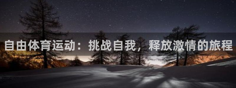 意昂2体育论坛：自由体育运动：挑战自我，释放激情的旅程