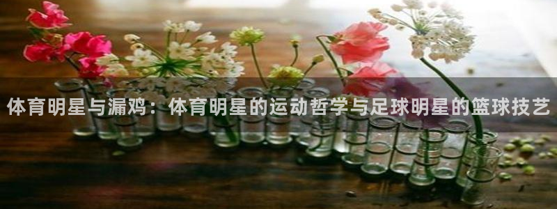意昂主管：体育明星与漏鸡：体育明星的运动哲学与足球明星的篮球技艺