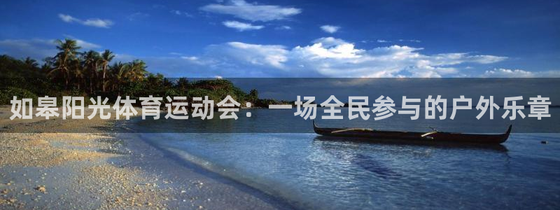意昂平台注册入口：如皋阳光体育运动会：一场全民参与的户外乐章